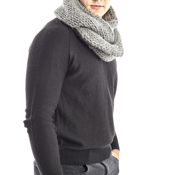 Wool And The Gang Scarf Men size 16X85 Gray - Picture 2 of 3